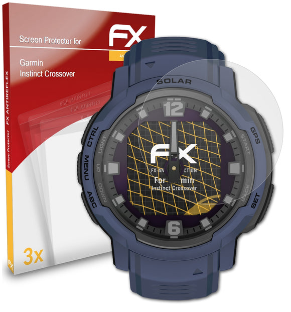 atFoliX FX-Antireflex Displayschutzfolie für Garmin Instinct Crossover