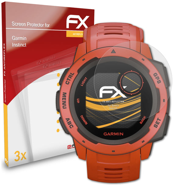 atFoliX FX-Antireflex Displayschutzfolie für Garmin Instinct