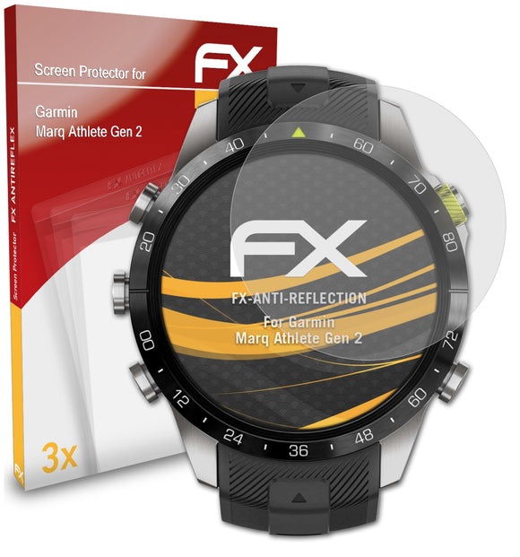 atFoliX FX-Antireflex Displayschutzfolie für Garmin Marq Athlete (Gen 2)