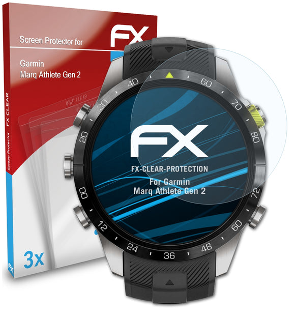 atFoliX FX-Clear Schutzfolie für Garmin Marq Athlete (Gen 2)