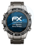Schutzfolie atFoliX kompatibel mit Garmin Marq Aviator, ultraklare FX (3X)