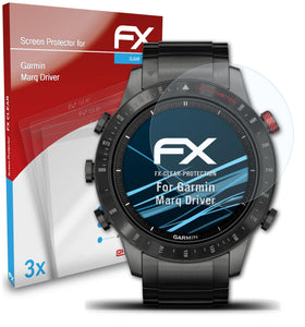 atFoliX FX-Clear Schutzfolie für Garmin Marq Driver
