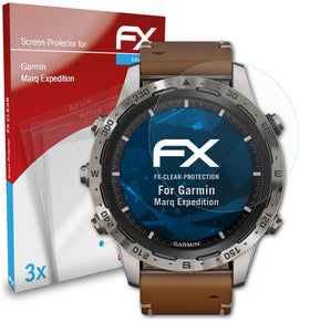 atFoliX FX-Clear Schutzfolie für Garmin Marq Expedition