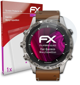 atFoliX FX-Hybrid-Glass Panzerglasfolie für Garmin Marq Expedition