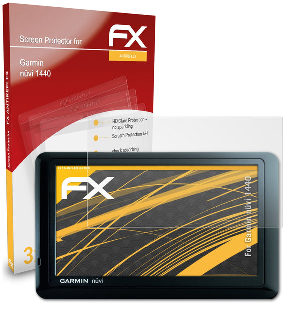 atFoliX FX-Antireflex Displayschutzfolie für Garmin nüvi 1440