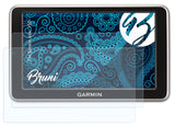 Schutzfolie Bruni kompatibel mit Garmin nüvi 150, glasklare (2X)