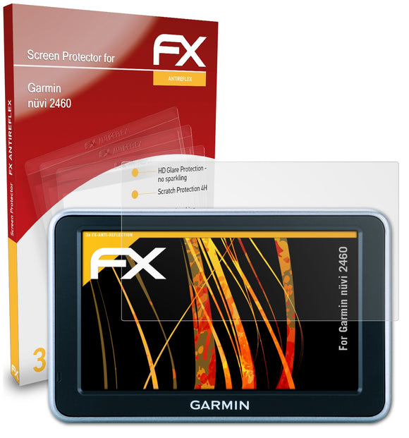 atFoliX FX-Antireflex Displayschutzfolie für Garmin nüvi 2460