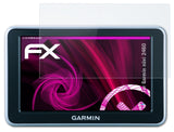 Glasfolie atFoliX kompatibel mit Garmin nüvi 2460, 9H Hybrid-Glass FX