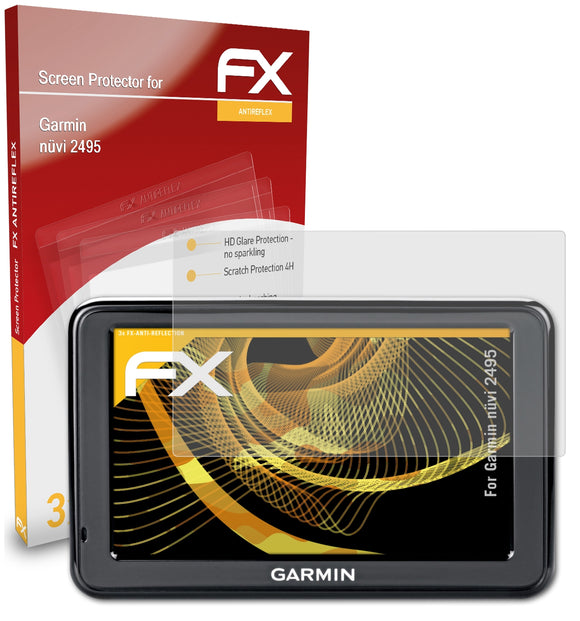 atFoliX FX-Antireflex Displayschutzfolie für Garmin nüvi 2495