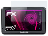 atFoliX Glasfolie kompatibel mit Garmin nüvi 2495, 9H Hybrid-Glass FX Panzerfolie