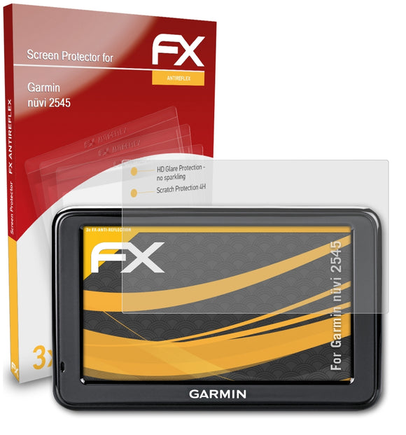 atFoliX FX-Antireflex Displayschutzfolie für Garmin nüvi 2545