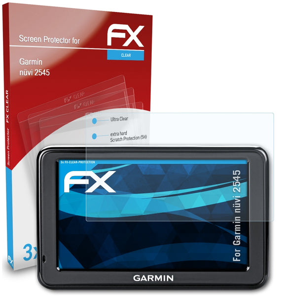 atFoliX FX-Clear Schutzfolie für Garmin nüvi 2545