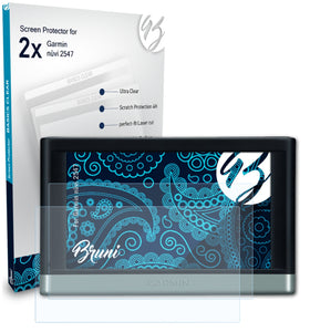 Bruni Basics-Clear Displayschutzfolie für Garmin nüvi 2547