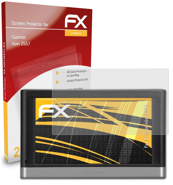 atFoliX FX-Antireflex Displayschutzfolie für Garmin nüvi 2557