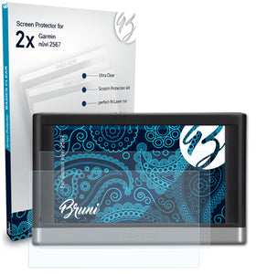 Bruni Basics-Clear Displayschutzfolie für Garmin nüvi 2567