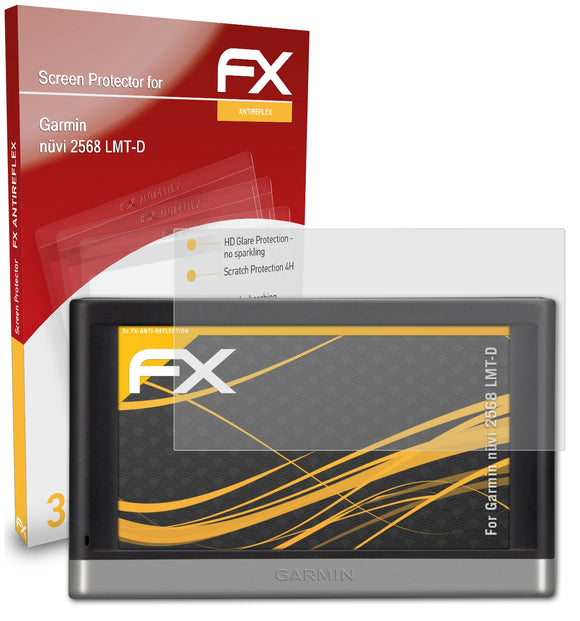 atFoliX FX-Antireflex Displayschutzfolie für Garmin nüvi 2568 LMT-D