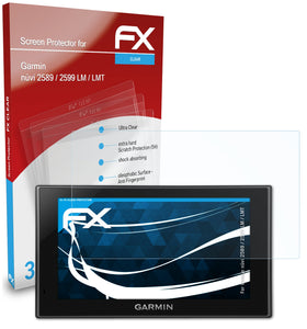 atFoliX FX-Clear Schutzfolie für Garmin nüvi 2589 / 2599 (LM / LMT)