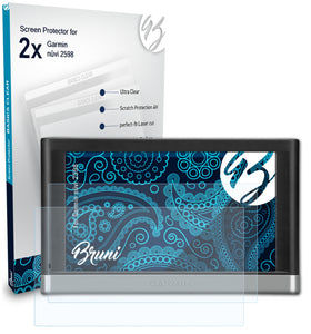 Bruni Basics-Clear Displayschutzfolie für Garmin nüvi 2598