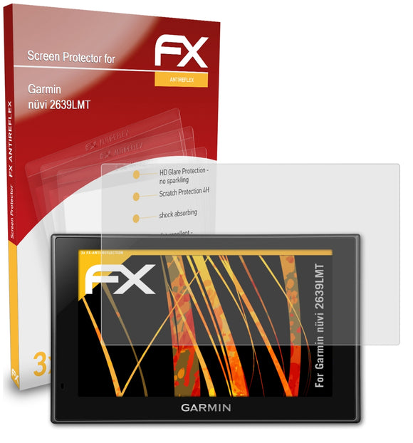 atFoliX FX-Antireflex Displayschutzfolie für Garmin nüvi 2639LMT
