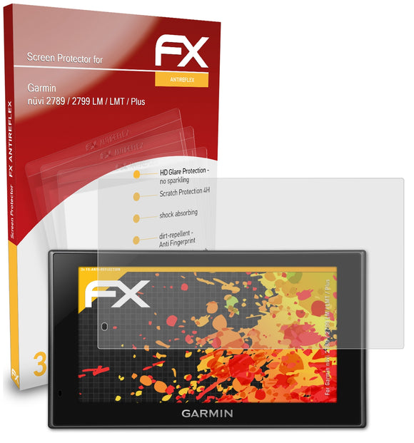 atFoliX FX-Antireflex Displayschutzfolie für Garmin nüvi 2789 / 2799 (LM / LMT / Plus)