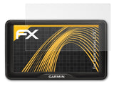 Panzerfolie atFoliX kompatibel mit Garmin nüvi 2797, entspiegelnde und stoßdämpfende FX (3X)