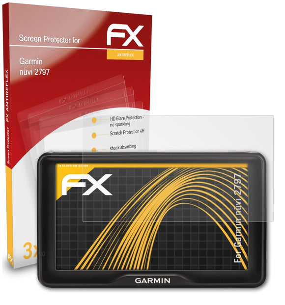 atFoliX FX-Antireflex Displayschutzfolie für Garmin nüvi 2797