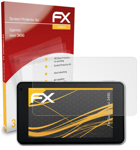 atFoliX FX-Antireflex Displayschutzfolie für Garmin nüvi 3490