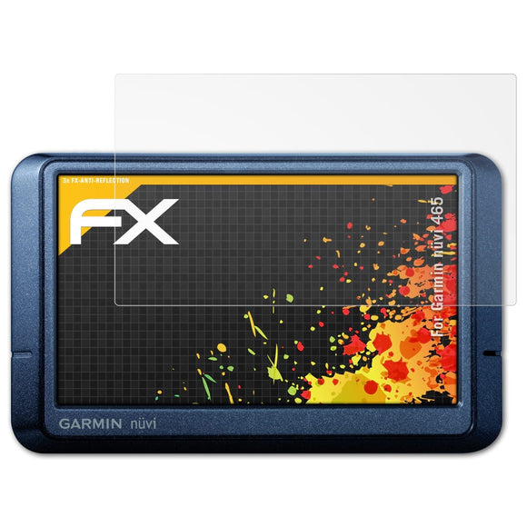 atFoliX FX-Antireflex Displayschutzfolie für Garmin nüvi 465