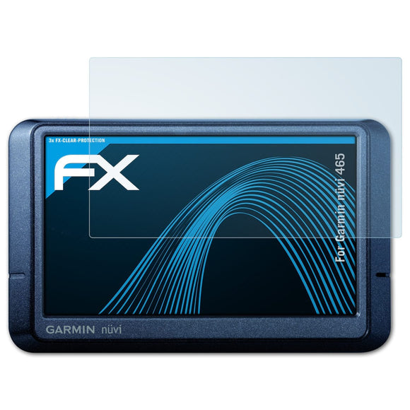 atFoliX FX-Clear Schutzfolie für Garmin nüvi 465
