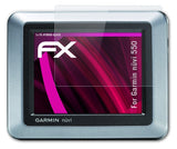 Glasfolie atFoliX kompatibel mit Garmin nüvi 550, 9H Hybrid-Glass FX