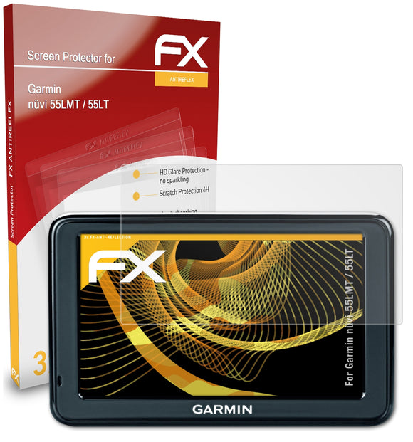 atFoliX FX-Antireflex Displayschutzfolie für Garmin nüvi 55LMT / 55LT