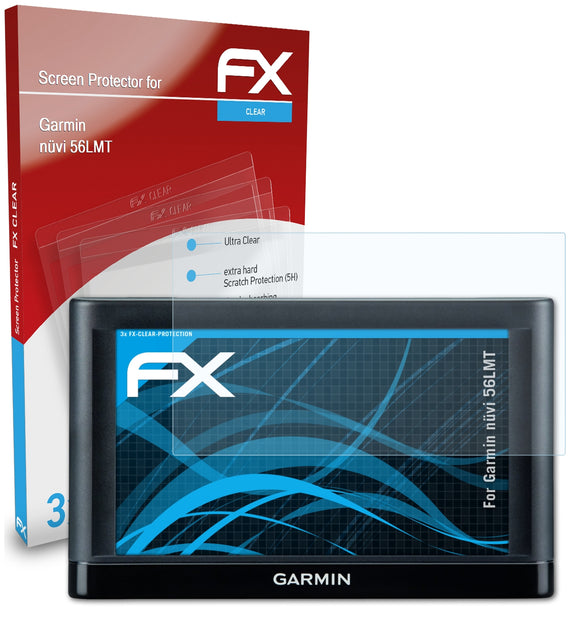 atFoliX FX-Clear Schutzfolie für Garmin nüvi 56LMT