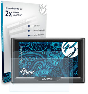 Bruni Basics-Clear Displayschutzfolie für Garmin nüvi 57LMT