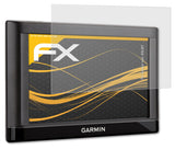 Panzerfolie atFoliX kompatibel mit Garmin nüvi 65LMT, entspiegelnde und stoßdämpfende FX (3X)