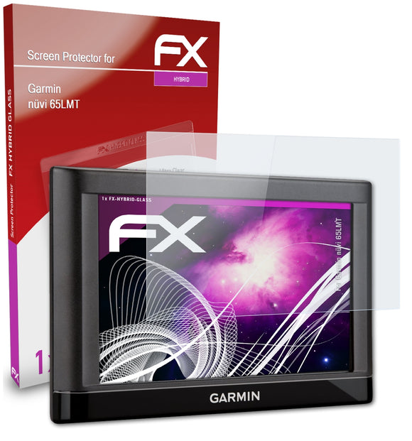atFoliX FX-Hybrid-Glass Panzerglasfolie für Garmin nüvi 65LMT