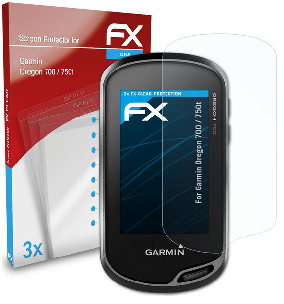 atFoliX FX-Clear Schutzfolie für Garmin Oregon 700 / 750t