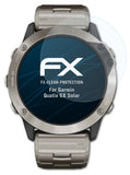 Schutzfolie atFoliX kompatibel mit Garmin Quatix 6X Solar, ultraklare FX (3X)