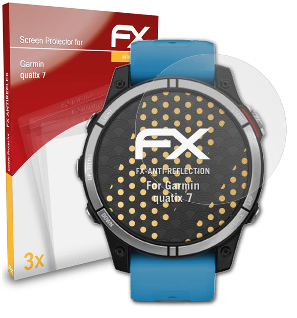 atFoliX FX-Antireflex Displayschutzfolie für Garmin quatix 7