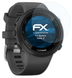 Schutzfolie atFoliX kompatibel mit Garmin Swim 2, ultraklare FX (3X)