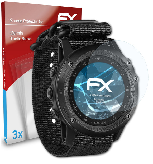 atFoliX FX-Clear Schutzfolie für Garmin Tactix Bravo