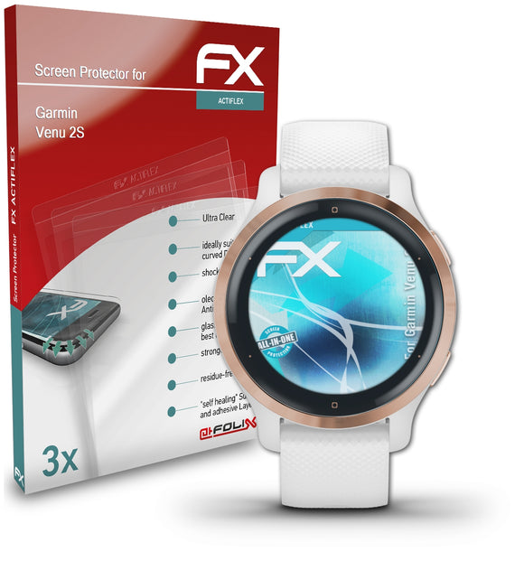 atFoliX FX-ActiFleX Displayschutzfolie für Garmin Venu 2S