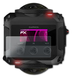 Glasfolie atFoliX kompatibel mit Garmin Virb 360, 9H Hybrid-Glass FX