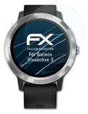 Schutzfolie atFoliX kompatibel mit Garmin Vivoactive 3, ultraklare FX (3X)