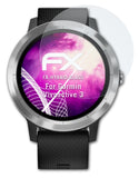 Glasfolie atFoliX kompatibel mit Garmin Vivoactive 3, 9H Hybrid-Glass FX