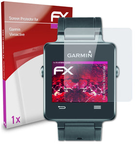 atFoliX FX-Hybrid-Glass Panzerglasfolie für Garmin Vivoactive