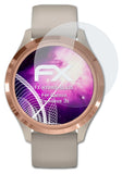Glasfolie atFoliX kompatibel mit Garmin Vivomove 3s, 9H Hybrid-Glass FX