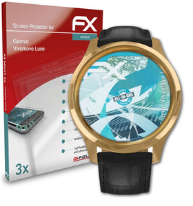 atFoliX FX-ActiFleX Displayschutzfolie für Garmin Vivomove Luxe