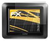 Panzerfolie atFoliX kompatibel mit Garmin Zumo 210 CE, entspiegelnde und stoßdämpfende FX (3X)