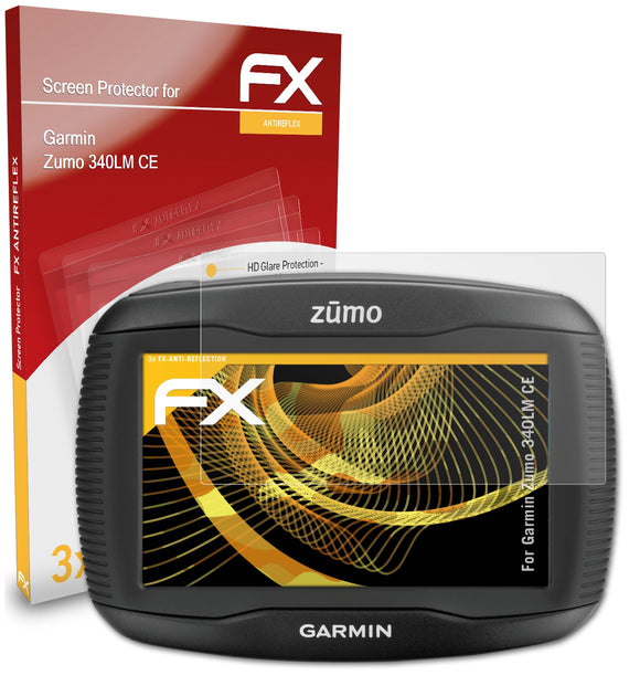 atFoliX FX-Antireflex Displayschutzfolie für Garmin Zumo 340LM CE