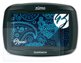 Schutzfolie Bruni kompatibel mit Garmin Zumo 345LM / 395LM, glasklare (2X)